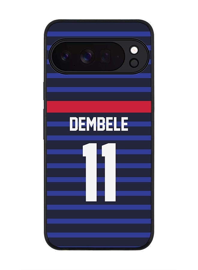 For Google Pixel 10 Pro Case,Slim fit Camera Protection, Shockproof Thin Phone cover  - Football - France,  Dembele